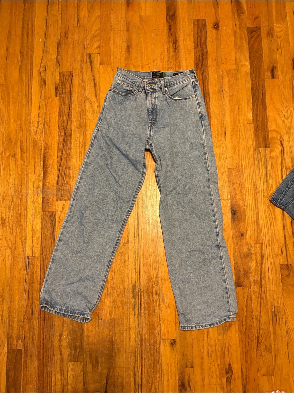 Classic Light Wash Straight-Leg Jeans